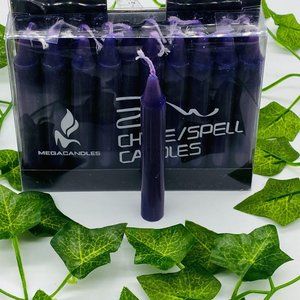 Wicca 20 Chime Spell Candles 4" Orchid